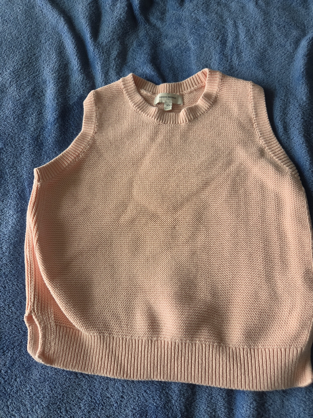 Banana Republic Pale Pink Knit Tank Sweater Vest